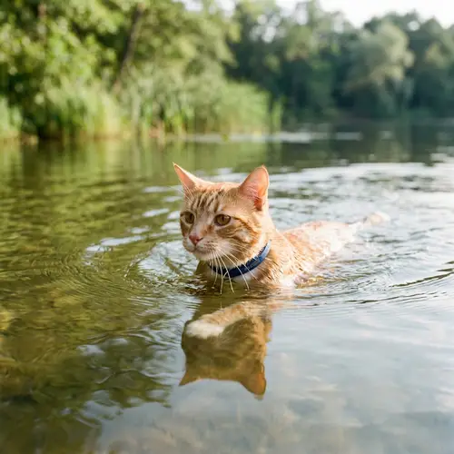 A Cat Swimming: Fun and Adorable Moments