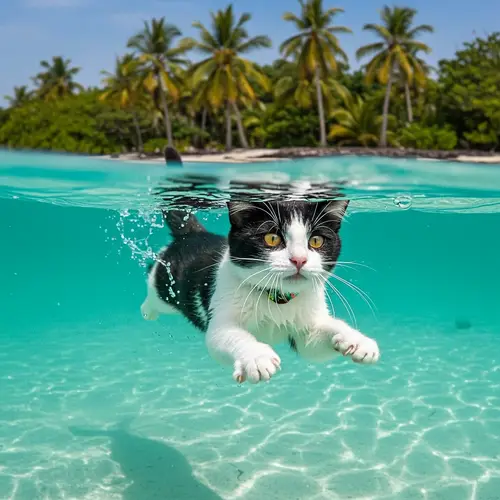 A Cat Swimming: Fun and Adorable Moments