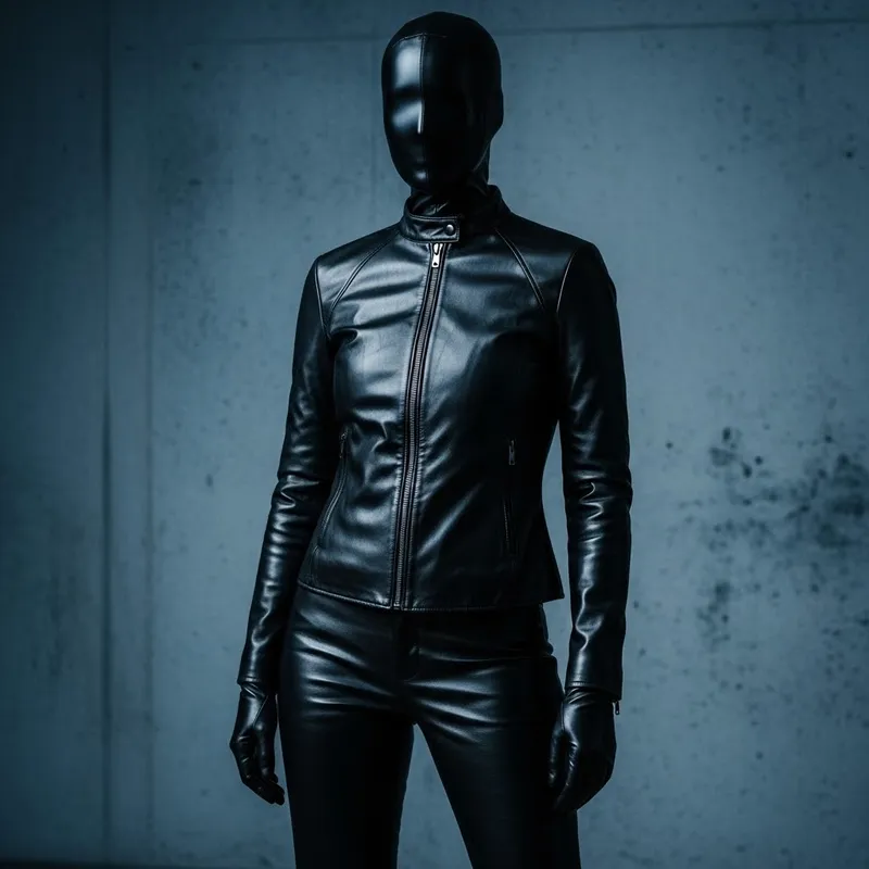 Stylish Full Leather Outfit Photo Inspiration