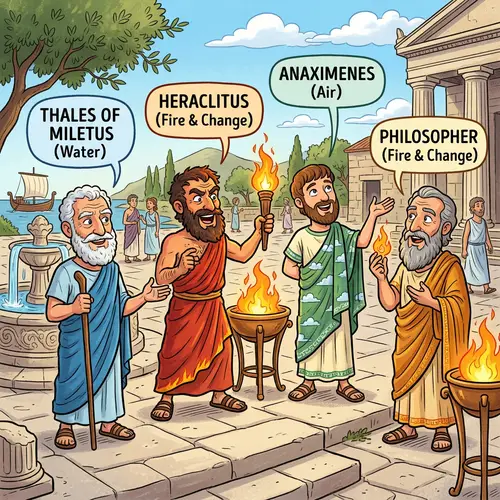 Ancient Philosophers Cartoon Characters