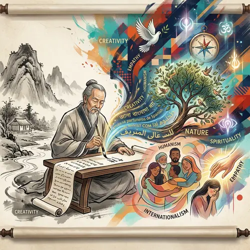 Influential Poet: Life & Works in Traditional & Modern Styles