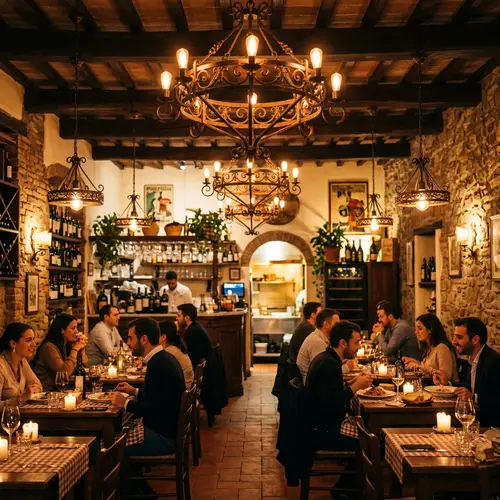 Cozy & Romantic Italian Trattoria Lighting Fixtures