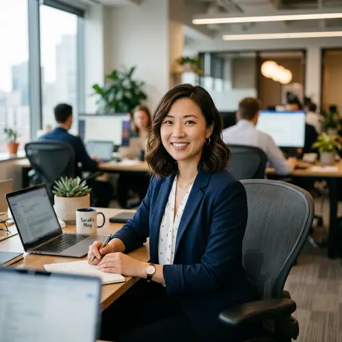 Portrait Woman in Office | Professional Photography Portfolio