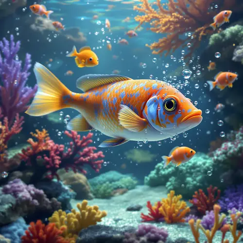 3D Realistic Fish Swimming Video | Nature's Underwater World