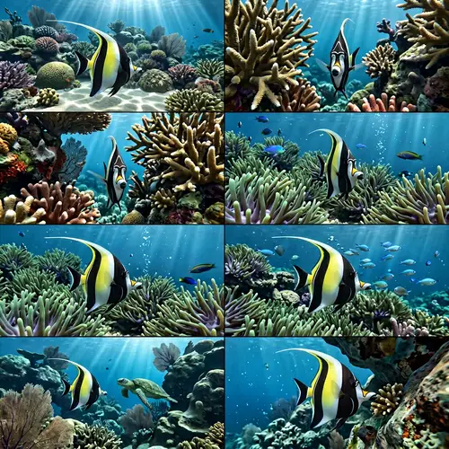 3D Realistic Fish Swimming Video | Nature's Underwater World