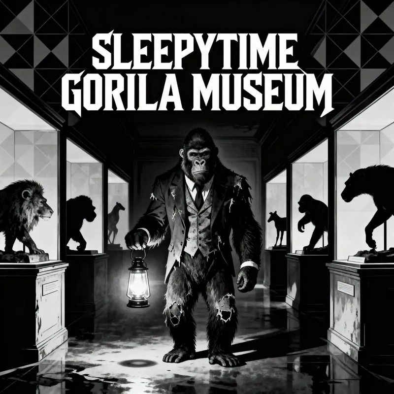Sleepytime Gorilla Museum: Theatrical Black & White Art