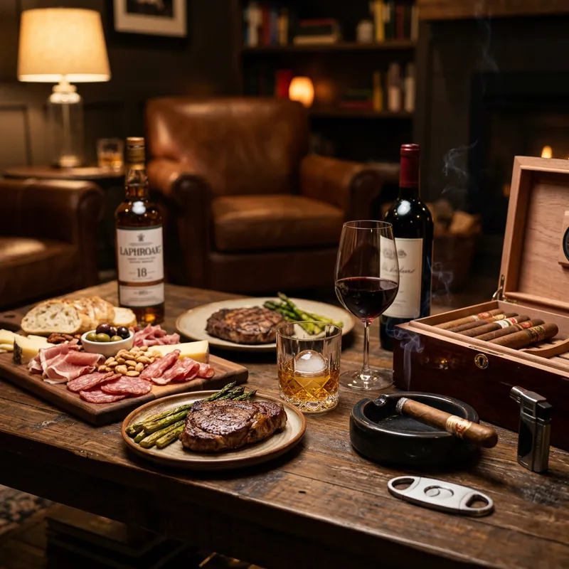 Cigars, Food & Booze Pairing Guide