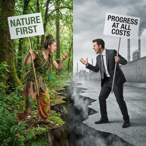 Contrasting Opinions: Visual Representation
