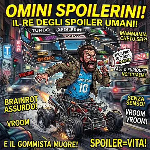Omini Spoilerini: The Car Spoiler Character Design