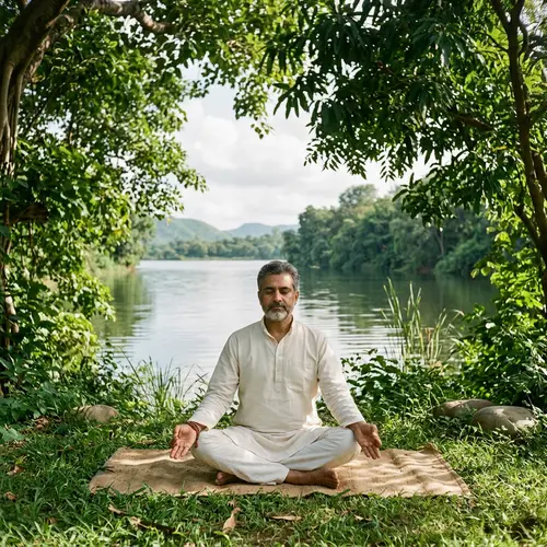 Meditation by a Tranquil Lake: Find Inner Peace