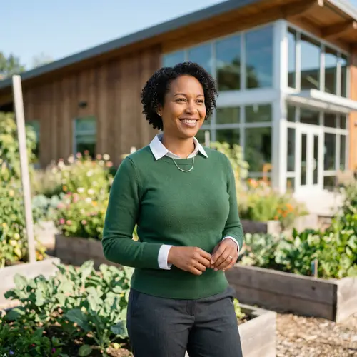 Non-Profit Founder Image in Business Casual Attire