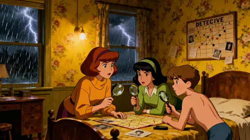 Velma and Daphne Uncover Secrets in Vintage Style