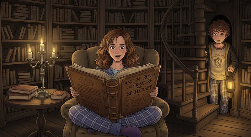 Hermione Granger in Hogwarts Secret Room Hermione Granger in Hogwarts Secret Room