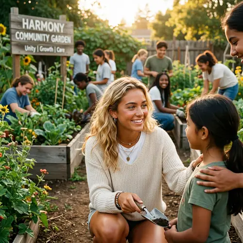 Empathetic 19-Year-Old Blonde Leader