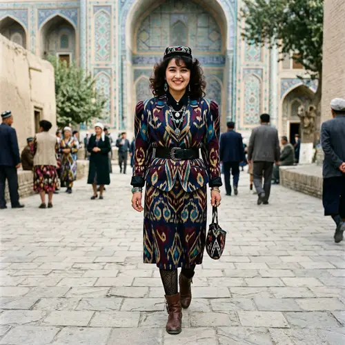 1980s Uzbek Fashion: Dark & Bold Heritage with 80s Flair