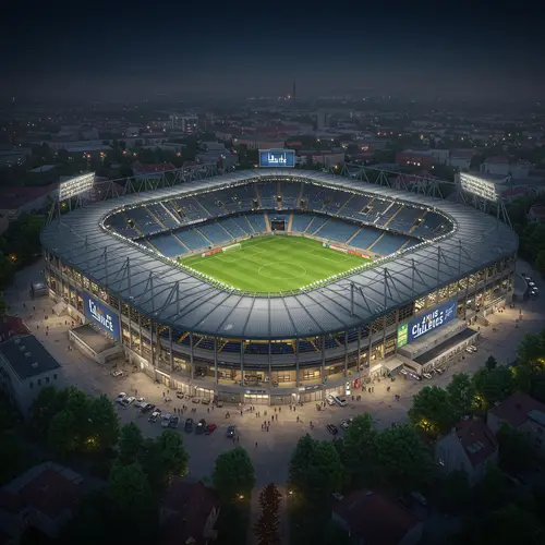 Lokomotive Leipzig Stadium Design - 25,000 Capacity