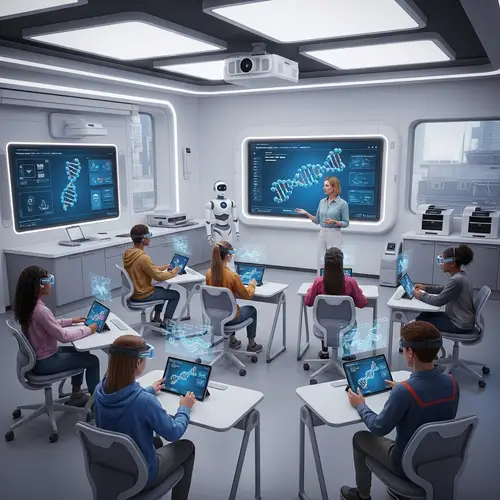 Future Classroom: AI & Augmented Reality Learning