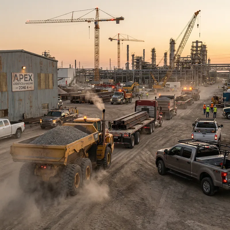 Dynamic Truck Fleet in Industrial Setting