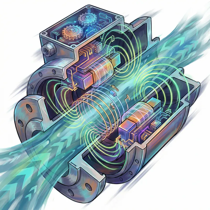 Exploring Intricate Magnetic Flow Meter Mechanisms with Style and Acting