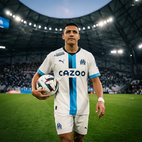 Cinematic Portrait of Marseille Footballer in HD