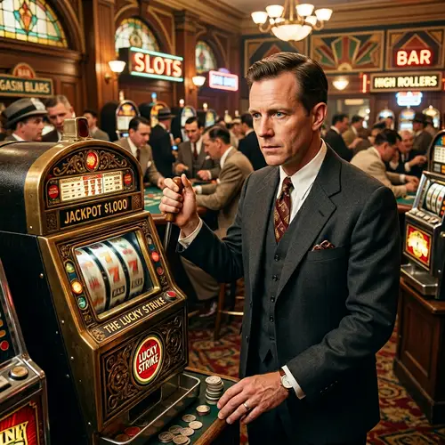 Anticipation at Classic Casino: Gambler on Brink of Big Win