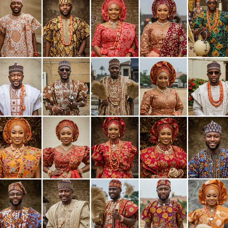 Nigerian Ethnic Groups and Their Traditional Attire