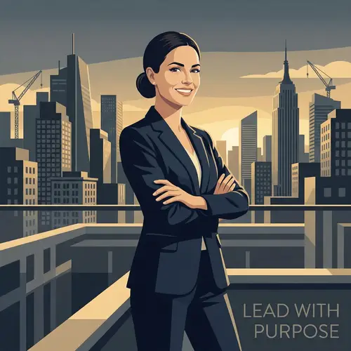 Powerful Business Woman Leading in City Skyline | Non-traditional Feminine Power
