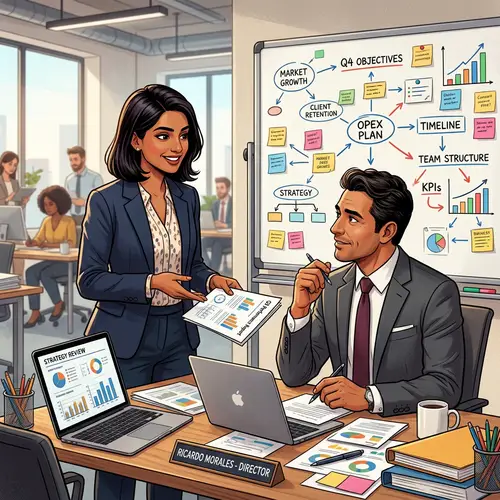 Professional Workplace Relationship Management Illustration