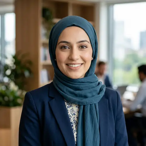 Professional LinkedIn Profile Photo in Hijab