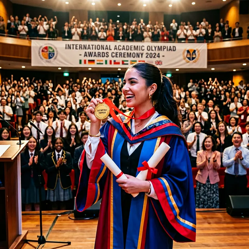Olympiad Topper Student Wins Gold Medal Olympiad Topper Student Wins Gold Medal