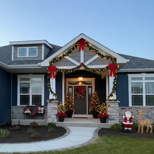 Christmas Front Porch Decoration Ideas