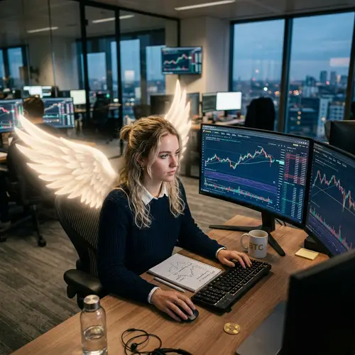 Pretty Girl Trader: Angel Trades Bitcoin Smartly
