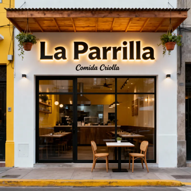 Food Venue Exterior: Discover Local Cuisine Food Venue Exterior: Discover Local Cuisine