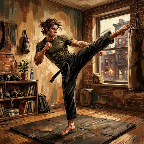 Martial Arts Mastery: Sylus Noterham in Action