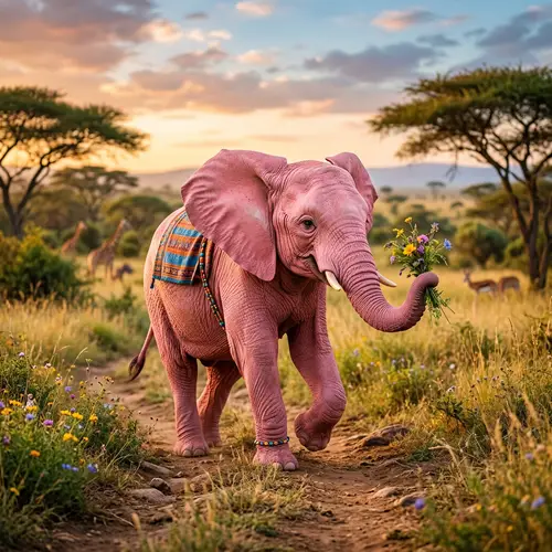 Create a Pink Elephant - Fun Art Ideas