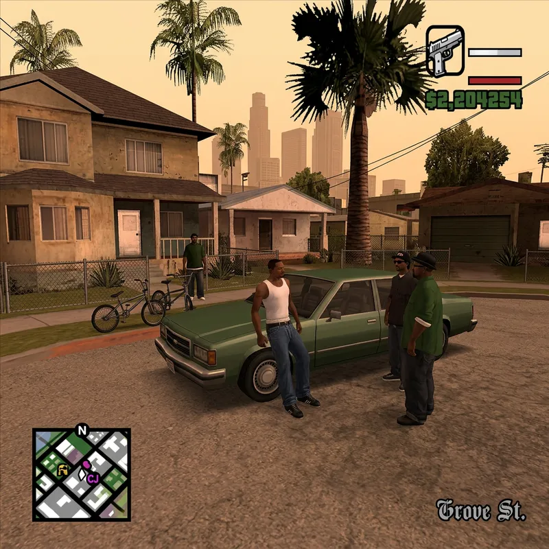 GTA San Andreas Image in 16:9 Format
