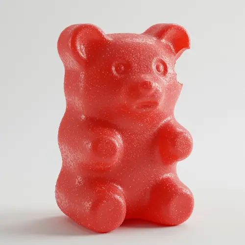 Gummy Bear with Missing Ear - A Unique Treat