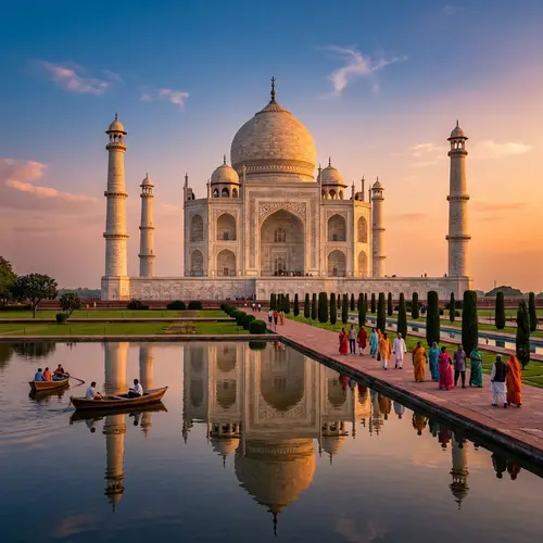 Explore the Majestic Taj Mahal in India