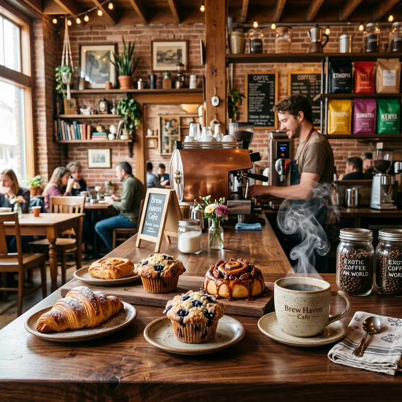 Brew Haven Cafe | Unique Coffee & Pastry Delights