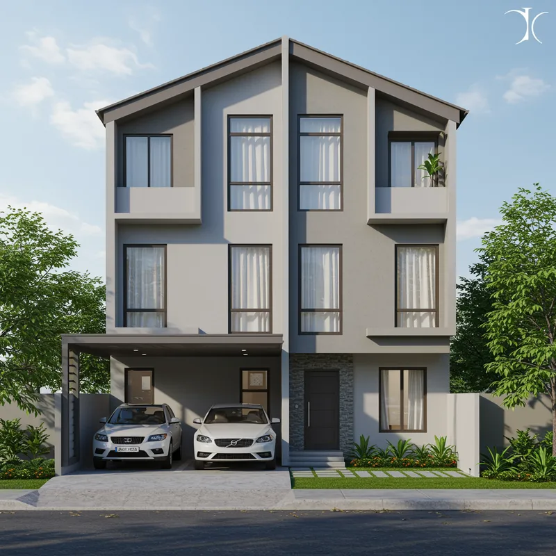 Modern 2 Storey Duplex with Parking - 88sqm