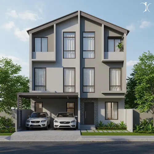 Modern 2 Storey Duplex with Parking - 88sqm