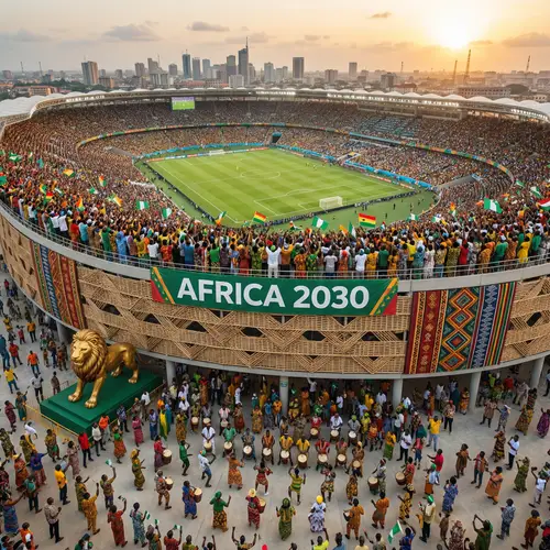 Exciting World Cup Stadium in Africa