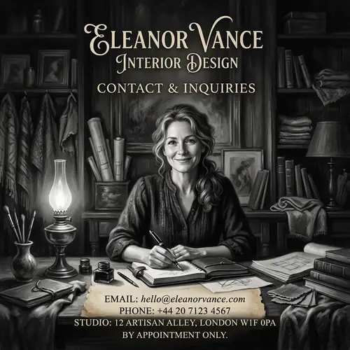 Vintage-Inspired Digital Painting Contact Page