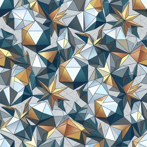 Geometric Origami Seamless Pattern Design for Modern Appeal