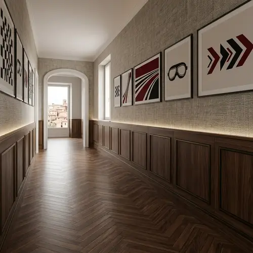 Italian Elegant Interior with Modern Minimalism