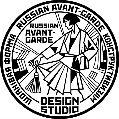 Designer Girl Logo | Russian Constructivism Inspired Design