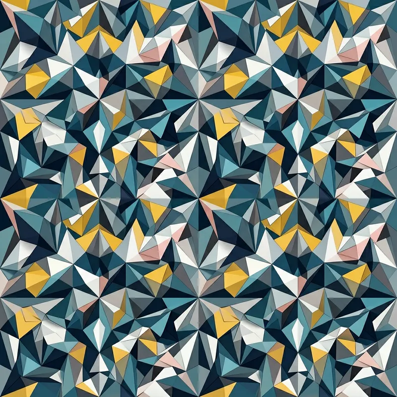 Geometric Origami Pattern | Vector Geometry Art