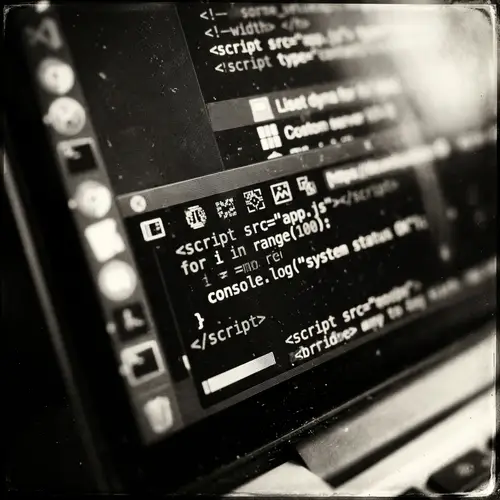 Laptop Screen - High Contrast Aesthetics | Modern Technology