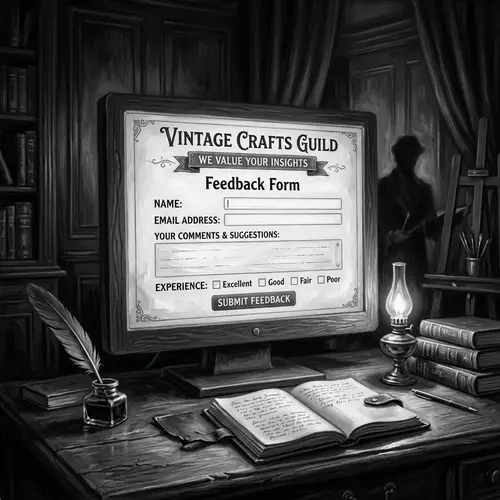 Vintage-inspired Digital Painting with Feedback Form | Artwork Details