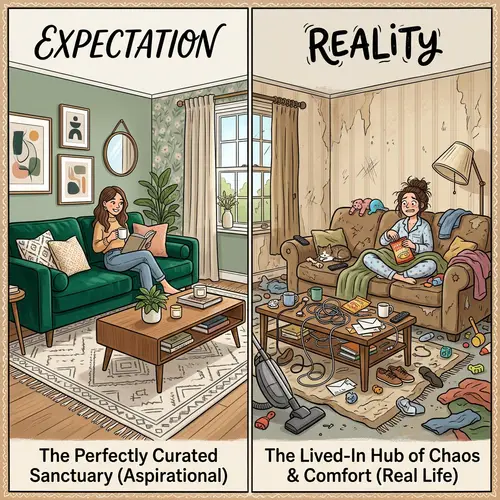 Expectation vs Reality in Interior Design Humor